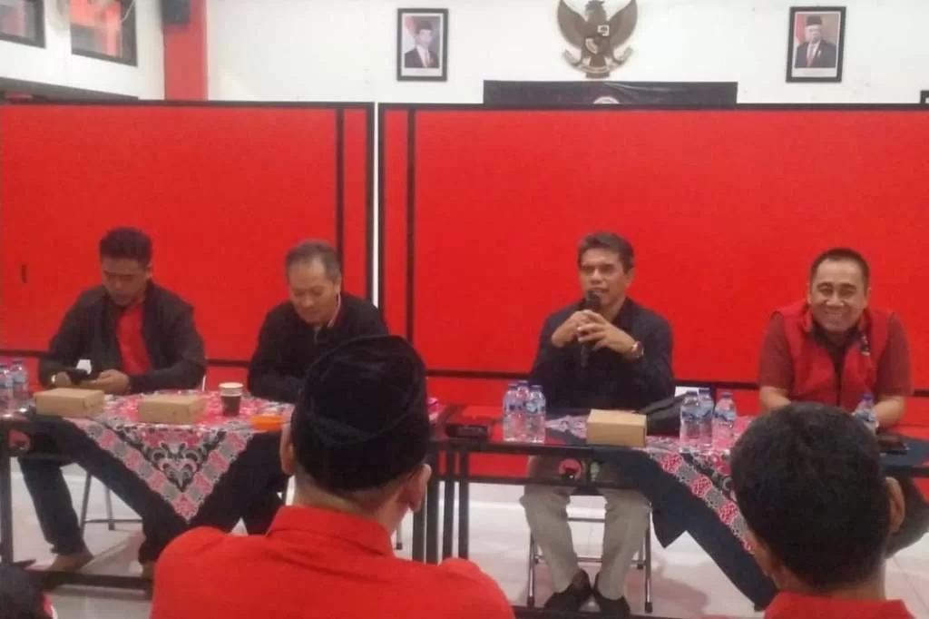 Bawa Visi Aji Nglampahi Trisakti Hanggayuh Mukti, Suharyono Silaturahmi Dengan Jajaran PDIP