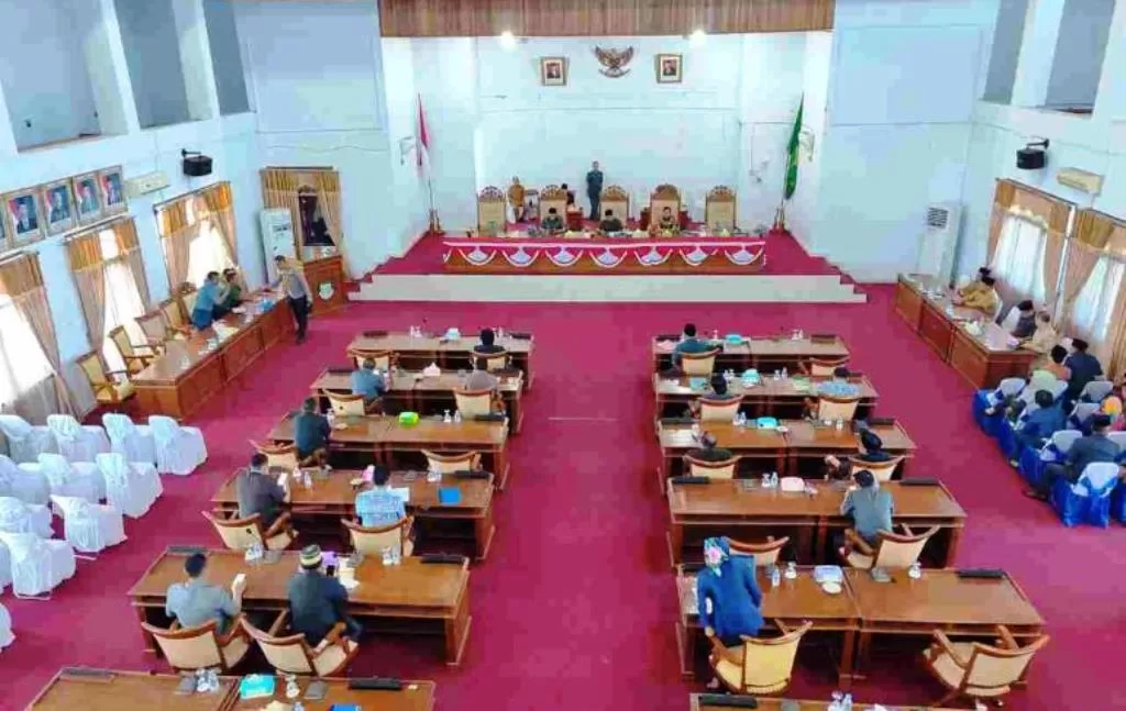 DPRD Kabupaten Seluma Gelar Paripurna Mendengar Pandangan Umum Fraksi Raperda 2024