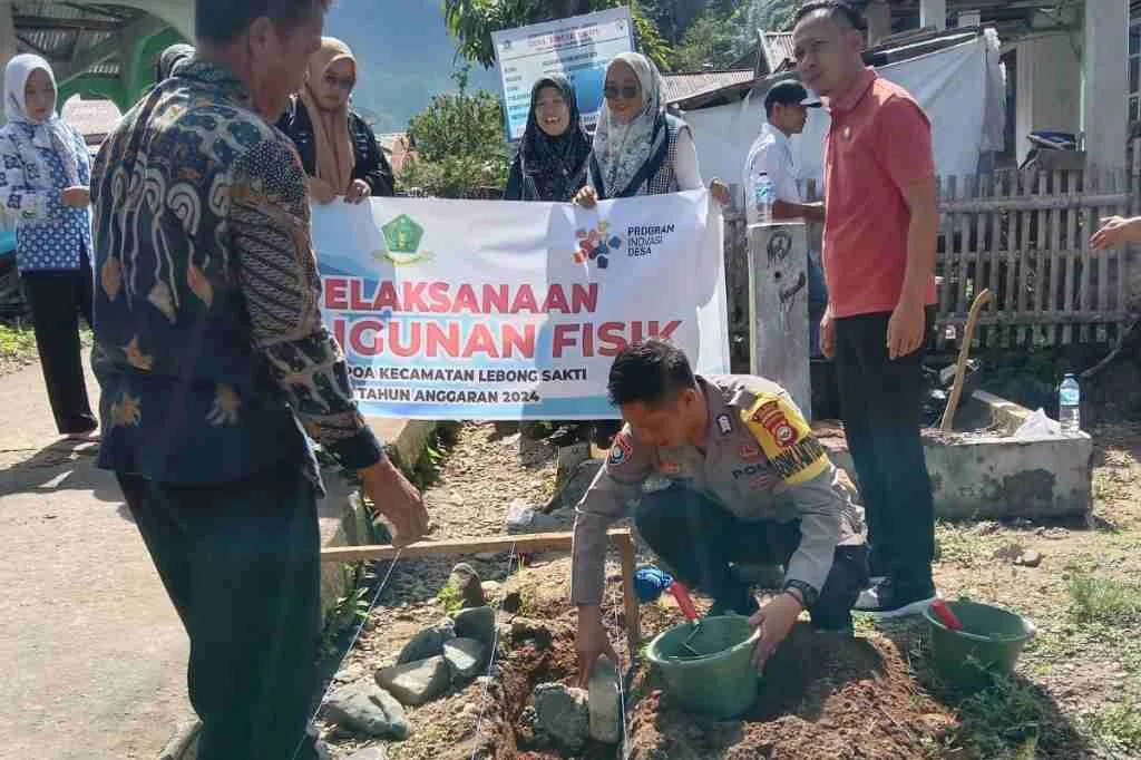 Gelar Titik Nol, Pemdes Tabeak Dipoa Bangun SPAL dan Irigasi