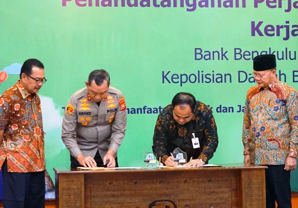 Gubernur Rohidin Sambut Baik MoU Bank Bengkulu Dengan Polda