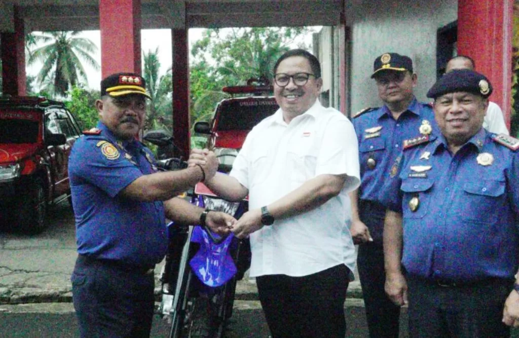 Kinerja Baik, Pj Walikota Bengkulu Tambah 1 Unit Motor Trail Untuk Damkar