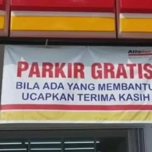Parkir Gratis Alfamart di Kota Bengkulu Hoax?