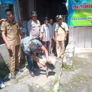 Pembangunan Tahap I Desa Ujung Tanjung I Tingkatkan Jalan Lingkungan dan Irigasi