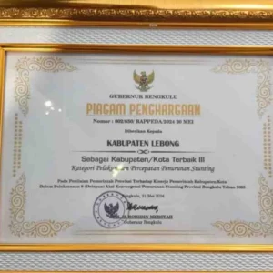 Pemkab Lebong Raih Predikat Ke-3 Dalam Program Penilaian Pemerintah Provinsi Pemkab Lebong Raih Predikat Ke-3 Dalam Program Penilaian Pemerintah Provinsi