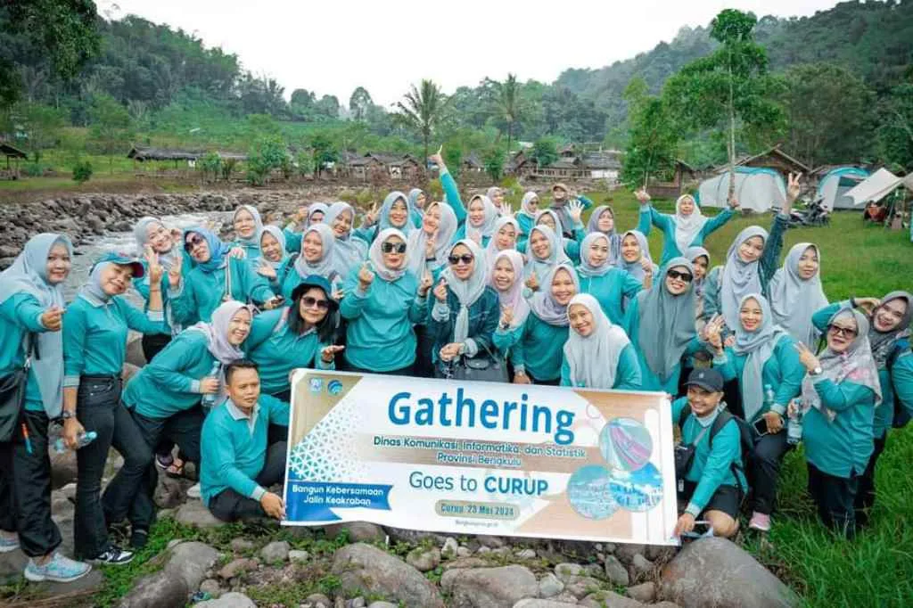 Perkuat Kekompakan ASN dan THL, Dinas Kominfotik Provinsi Bengkulu Gelar Gathering
