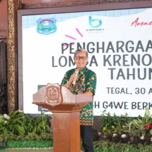 Pj Walikota Tegal Serahkan Penghargaan Pemenang Lomba Krenova, Ini Daftar Pemenangnya