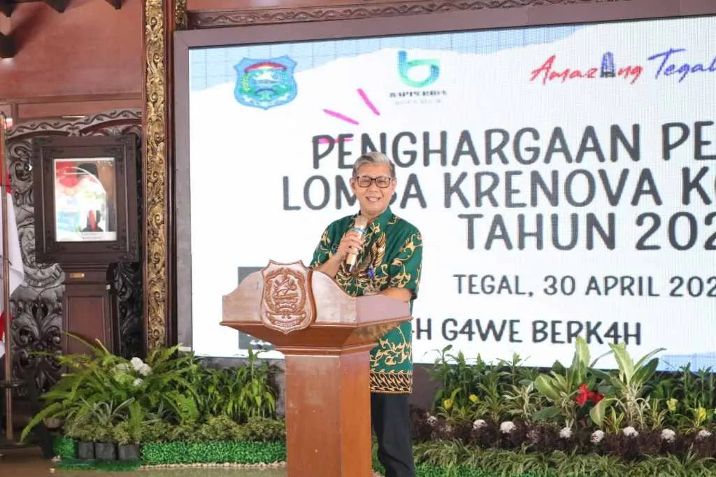 Pj Walikota Tegal Serahkan Penghargaan Pemenang Lomba Krenova, Ini Daftar Pemenangnya