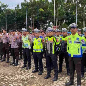 Polres Mukomuko Kerahkan 233 Personil Amankan Tabligh Akbar HUT Ke-21 Mukomuko
