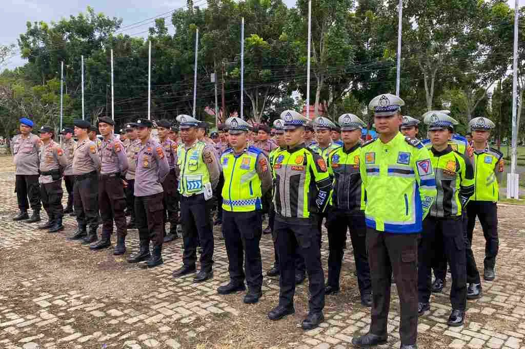 Polres Mukomuko Kerahkan 233 Personil Amankan Tabligh Akbar HUT Ke-21 Mukomuko