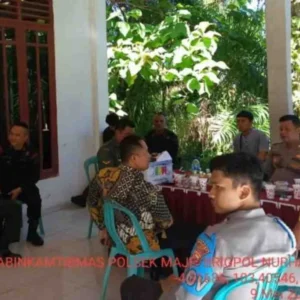 Polsek Maje Beri Pengamanan Peringatan Kenaikan Isa Al Masih