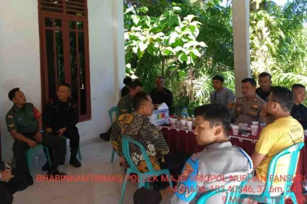 Polsek Maje Beri Pengamanan Peringatan Kenaikan Isa Al Masih