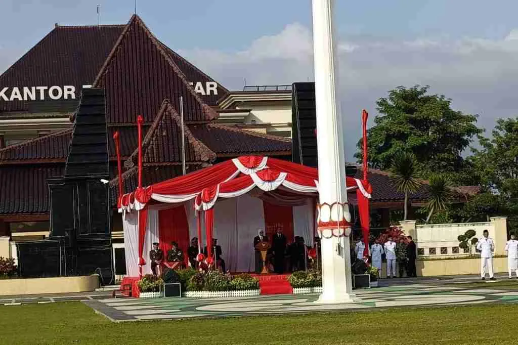 Rini Syarifah Jadi Inspektur Upacara Harkitnas ke-116: Bangkit Untuk Indonesia Emas