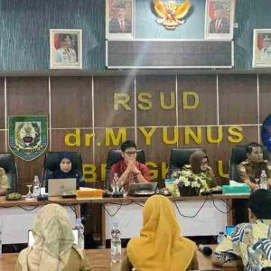RSUD M Yunus Gelar Monev Bersama Kemenkeu, Kemenkes dan BPJS Kesehatan Pusat