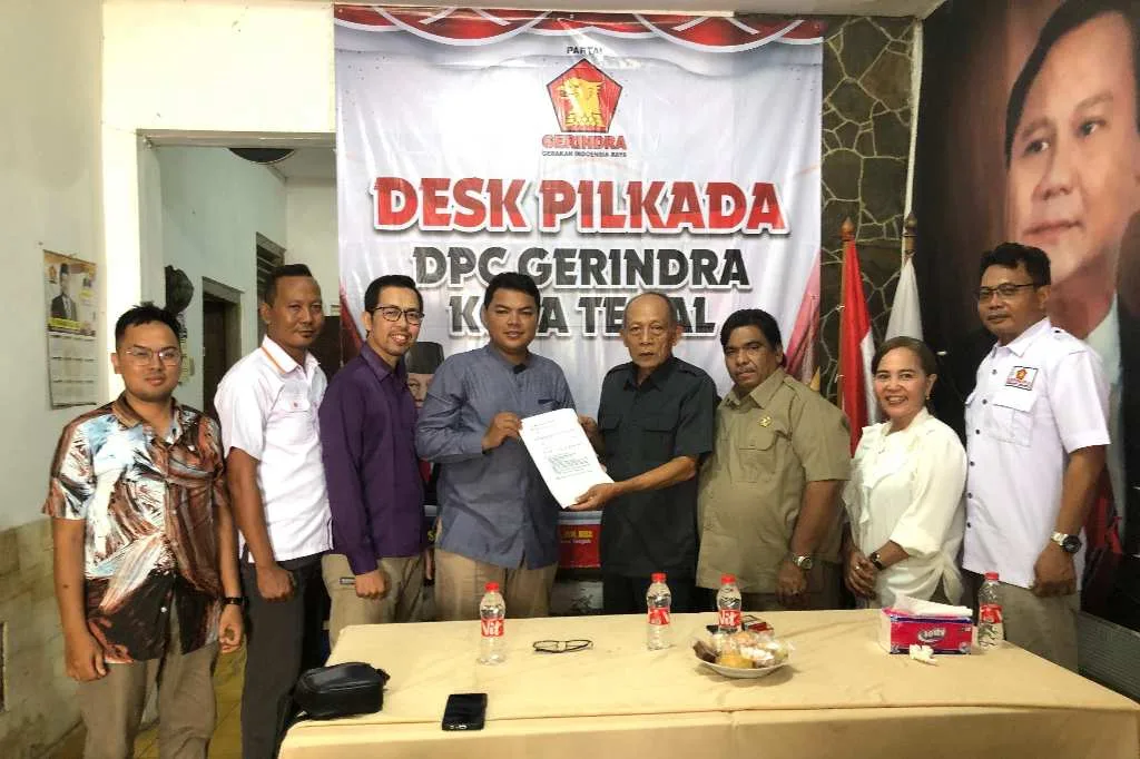 Sah, Elang Merayu Sukma resmi mendaftar Balon Wakil Walikota Tegal 2024-2029 ke Gerindra