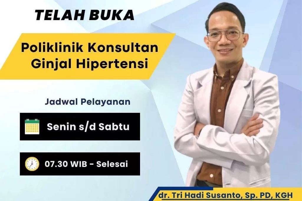 Sekarang Sudah Ada Spesialis Poliklinik Konsultan Ginjal Hipertensi di RSMY Bengkulu
