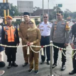 Bupati Rini Syarifah Serah Terima dan Resmikan Palang Pintu Kereta Api JPL 176