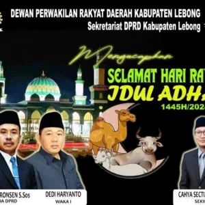 DPRD Kabupaten Lebong Mengucapkan Selamat Hari Raya Idul Adha 1445H/2024M