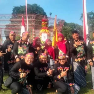 Kelurahan Klampok Ramaikan upacara Budaya Grebeg Pancasila Kabupaten Blitar