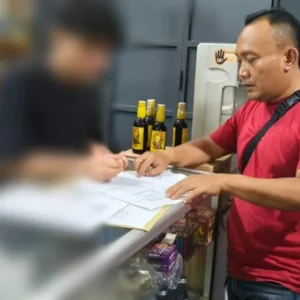 Kondusifkan Perayaan Lebaran Idul Adha, Polres Tegal Kota Gelar Razia Miras