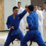 Meriahkan Hari Bhayangkara Ke-78 Polda Bengkulu Gelar Lomba Bela Diri Internal