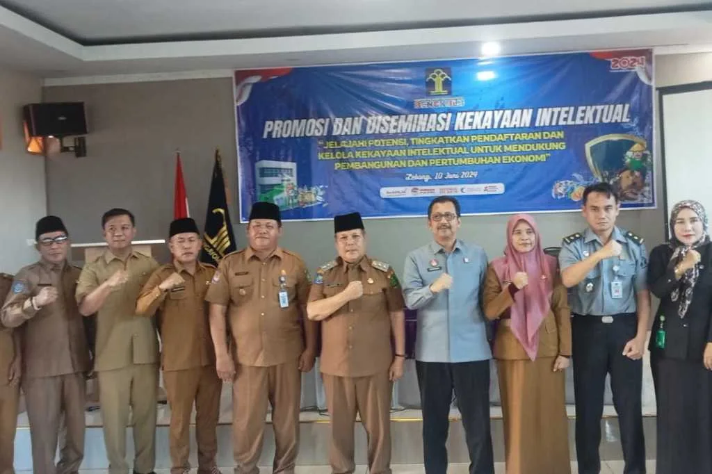 Pemkab Lebong Bersama Kanwil Kemenkumham Sosialisasi Promosi dan Diseminasasi Kekayaan Intelektual