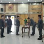 Sekda Isnan Fajri Lantik 4 Pejabat Eselon II Hasil Uji Kompetensi