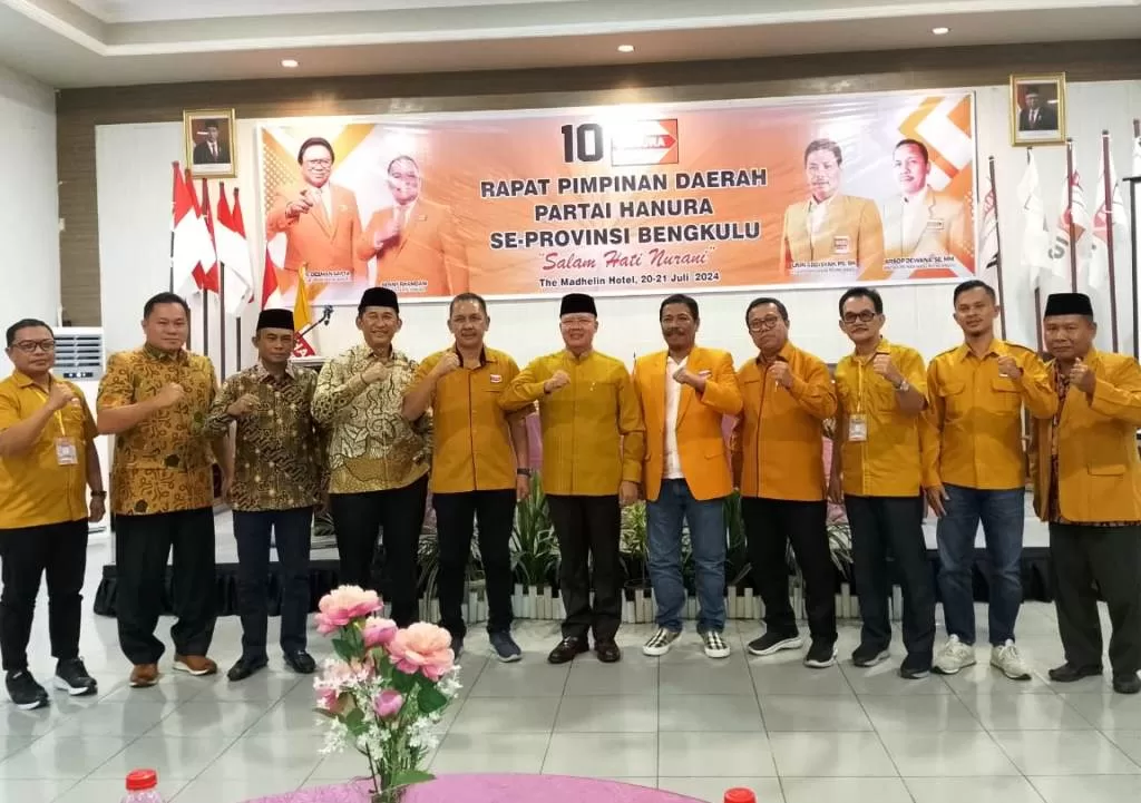 Hanura Bengkulu Dapat Pujian Dari Gubernur Bengkulu: Partai Sehat dan Komitmen