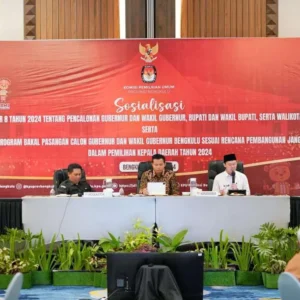 Jelang Pilkada Serentak, KPU Bengkulu Gelar Sosialisasi Peraturan KPU No. 8 Tahun 2024