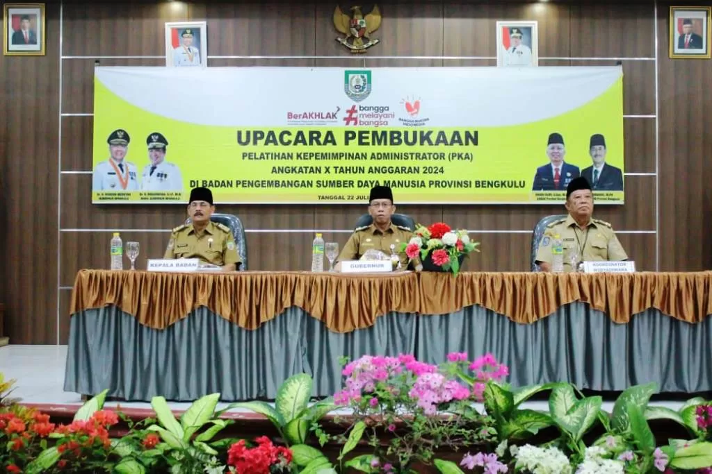 Pelatihan PKA Angkatan X Tahun 2024 di Lingkungan Pemprov Bengkulu Resmi Dimulai