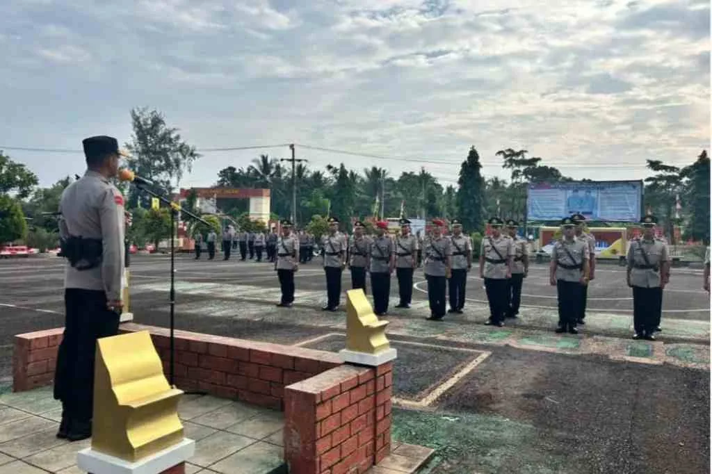 Polres Kaur Gelar Upacara Serah Terima Jabatan, 4 Kapolsek Resmi Berganti