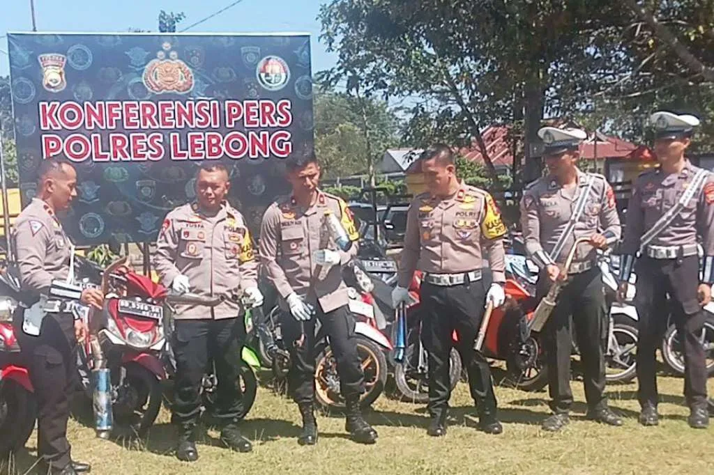 Puluhan Kendaraan Ditahan, Berikut Hasil Ops Patuh Nala 2024 Polres Lebong