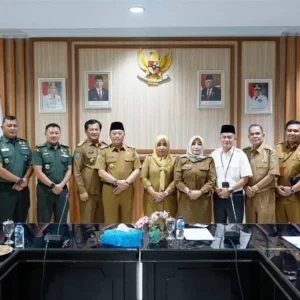 Rapat Persiapan Akhir Kunjungan Pangdam II Sriwijaya ke Bengkulu