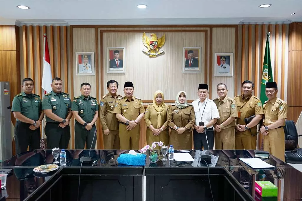 Rapat Persiapan Akhir Kunjungan Pangdam II Sriwijaya ke Bengkulu