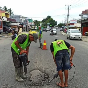 Sesuai Janji, Sudah Tak Ada Lubang di Jalan Danau Simpang Padang Harapan