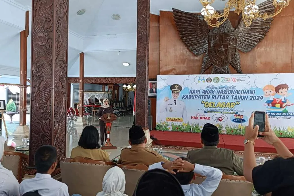 Bupati Blitar Hadiri Peringatan Hari Anak Nasional Tahun 2024