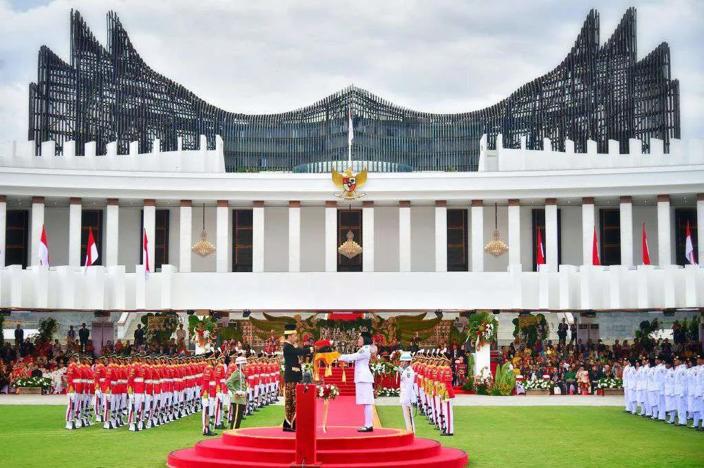 HUT RI ke-79, Istana Negara IKN Gelar Upacara Kenegaraan