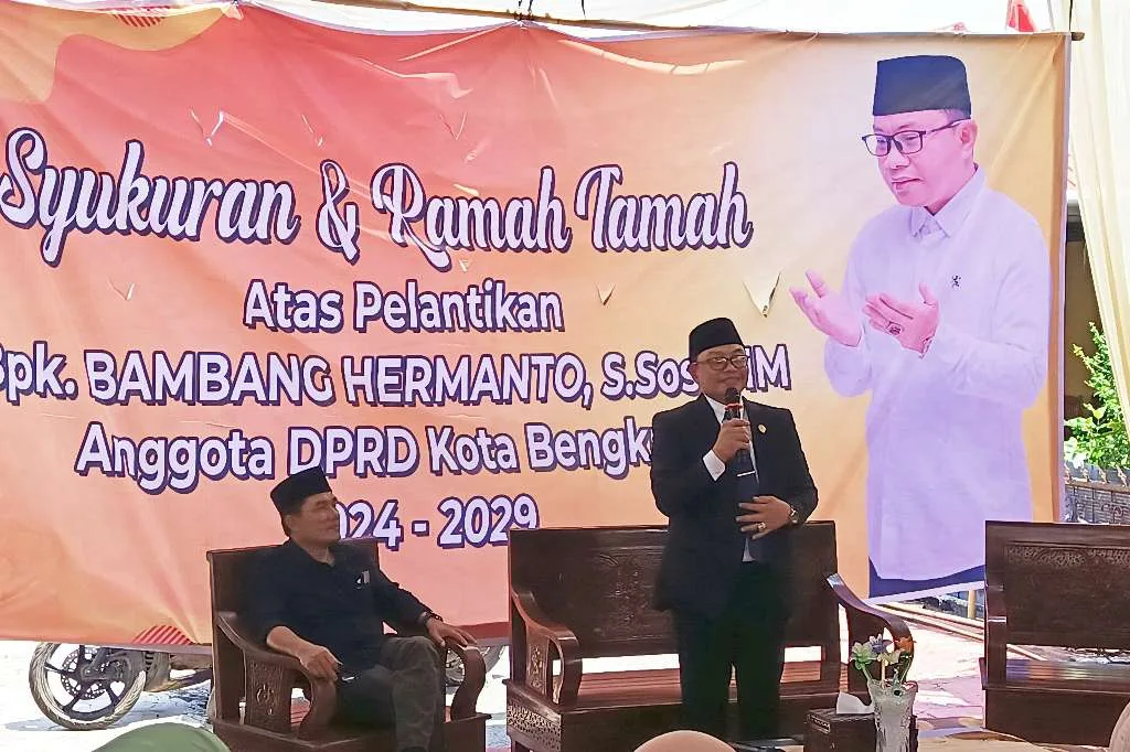 Sesaat Usai Pelantikan, Bambang Hermanto Gelar Syukuran Dengan Keluarga dan Tim Pemenangan