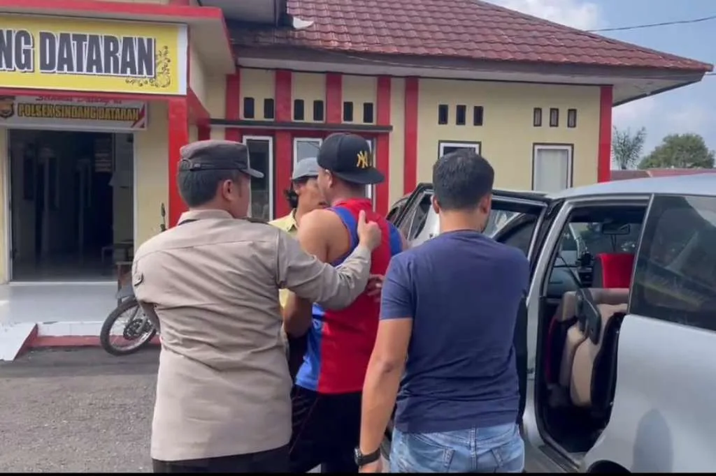 Gerak Cepat, Kapolsek Beserta Anggota Reskrim Sindang Dataran Tangkap Pelaku Pembacokan di Desa Bengko RL