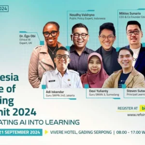 Indonesia Future of Learning Summit 2024 Hadirkan Integrasi AI dalam Pendidikan