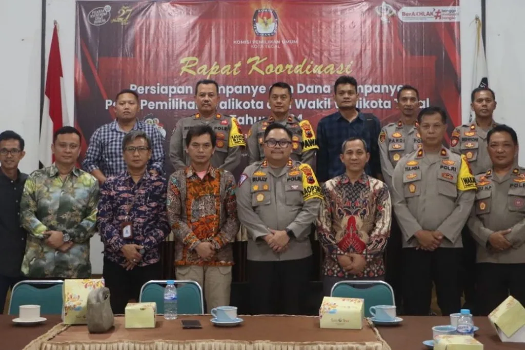 Jelang Penetapan Nomor Urut Paslon, Kapolres Tegal : Jangan Kerahkan Massa Berlebihan