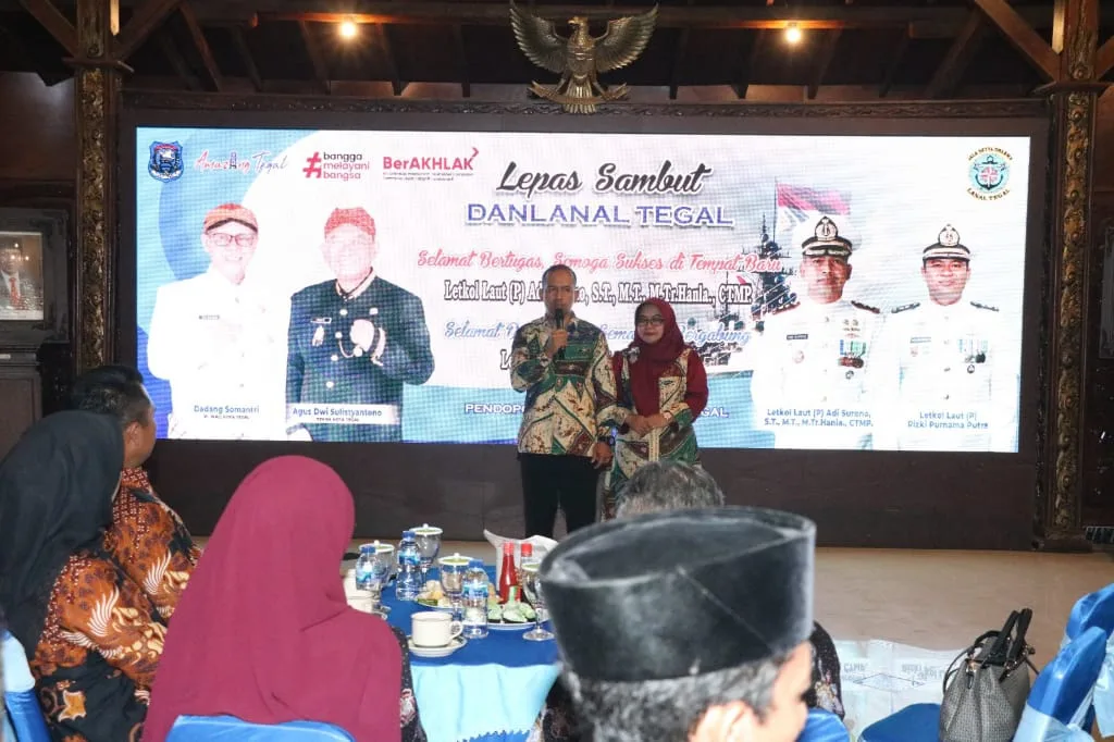 Lepas Sambut Danlanal Tegal, Letkol Laut (P) Adi Surono Sampaikan Terima Kasih