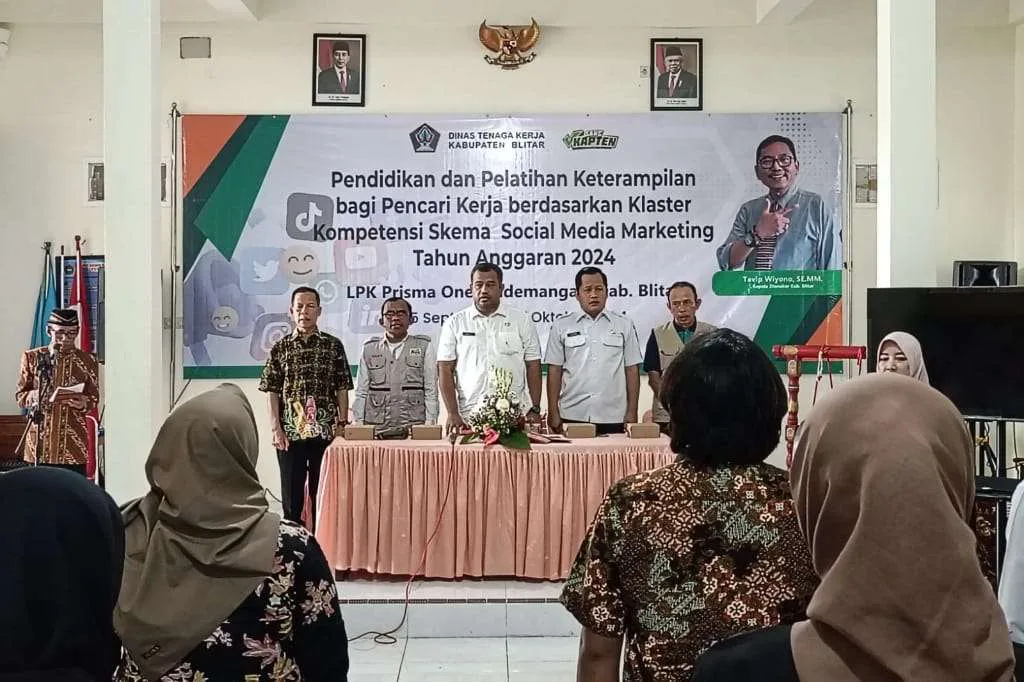 Manfaatkan DBH-CHT, Pemkab Blitar Gelar Pelatihan Bagi Pencari Kerja