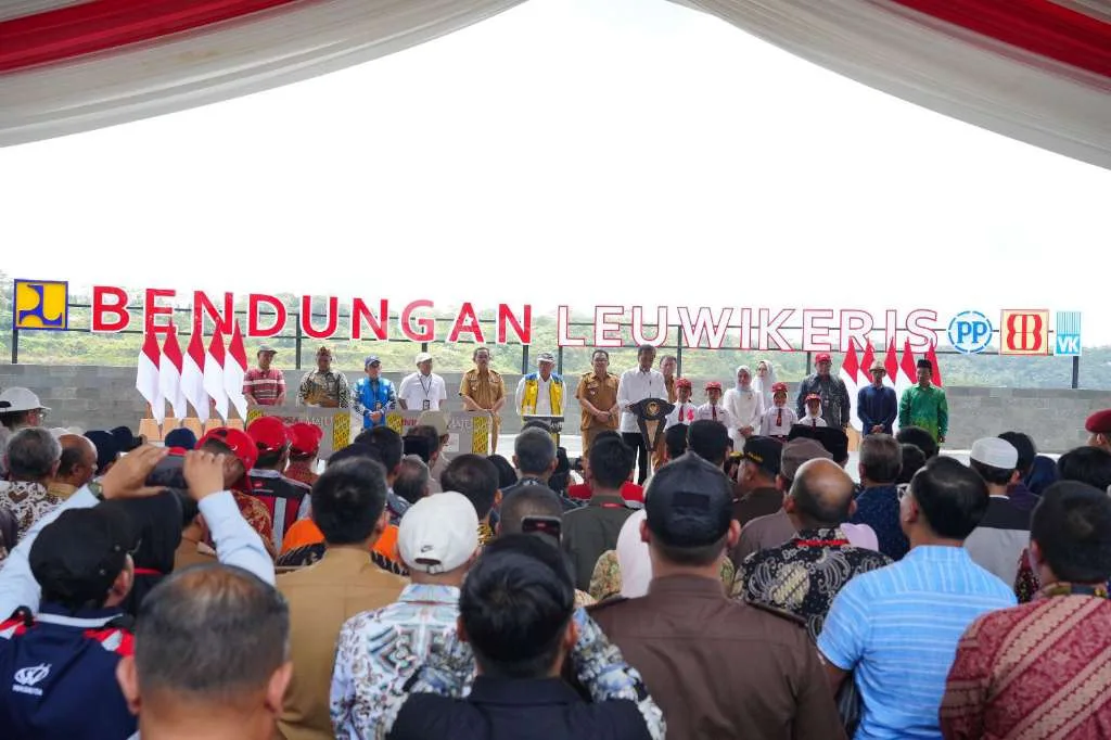 Presiden Resmikan Bendungan Leuwikeris, Proyek Strategis Rp 1,61 Triliun