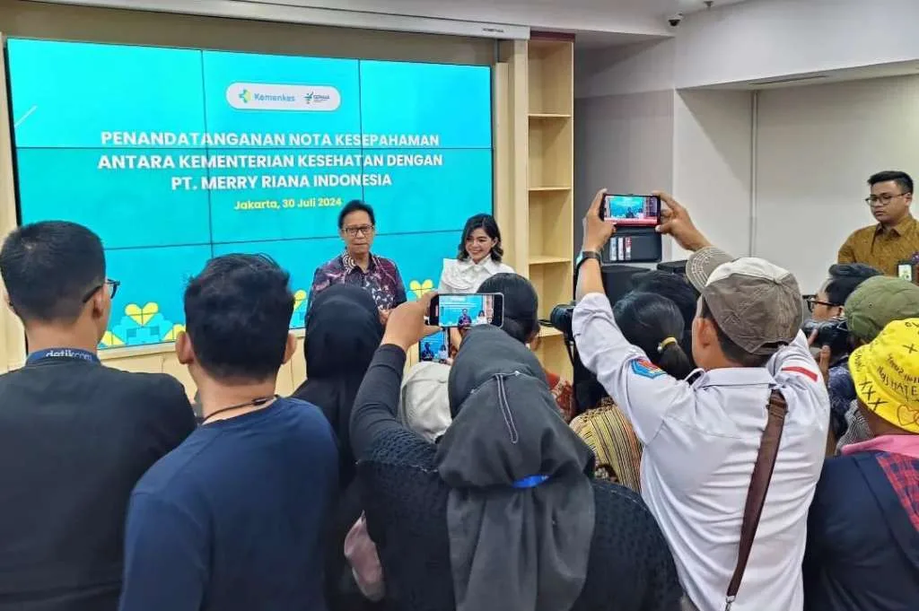 Tingkatkan Kesadaran Hidup Sehat, Kemenkes dan Merry Riana Teken MoU 