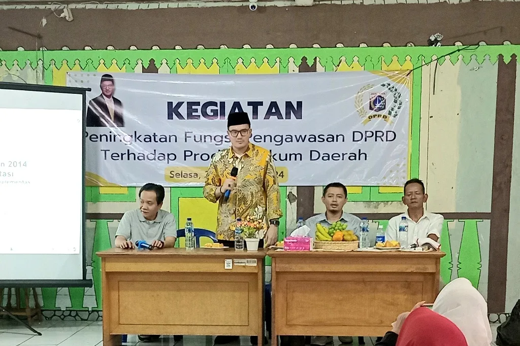 Anggota DPRD Jakarta, Syafi Djohan Gelar Sosialisasi Perda di Sukabumi Utara Jakbar