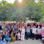 Pasangan Huda-Rahmadi Disambut Meriah di Desa Sibak, Mak-Mak Tekad Menangkan Pasangan Nomor 2