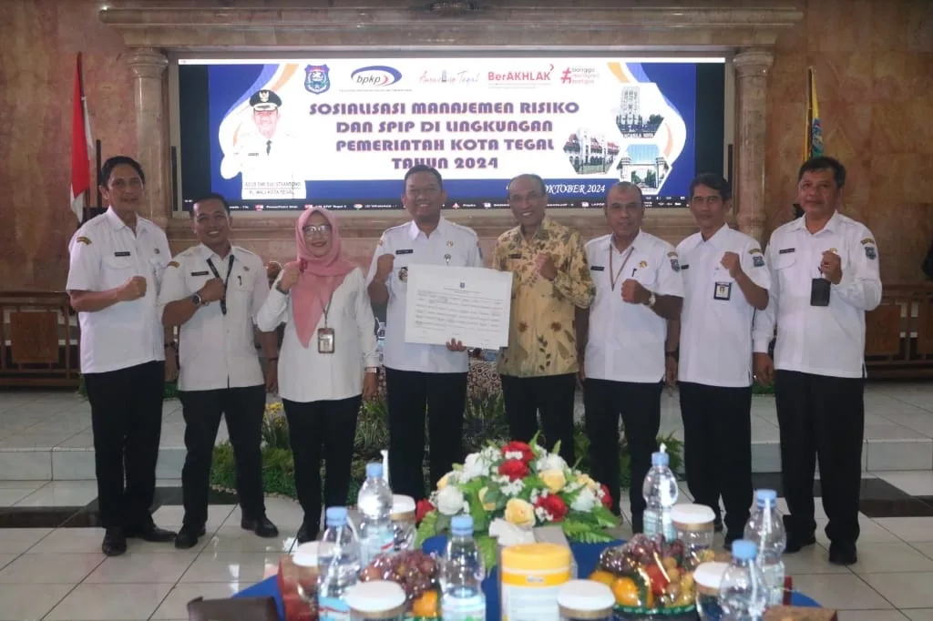 Pemkot Tegal Gelar Sosialisasi Manajemen Risiko Dan SPIP