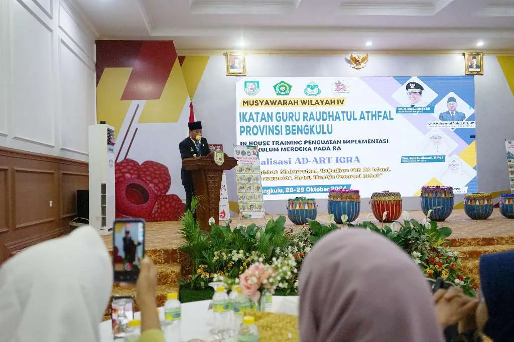 Perkuat Sinergi Pendidikan, Plt Gubernur Bengkulu Buka Muswil IV IGRA
