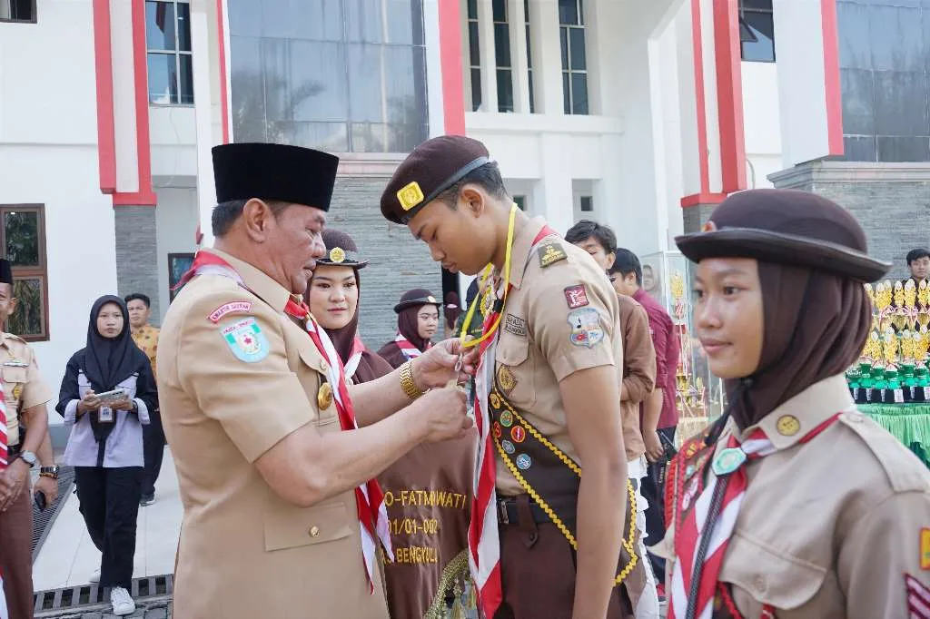 Plt Gubernur Resmikan Perkemahan ISC ke-29 di Bengkulu