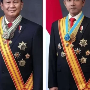 Terima Tanda Kehormatan Usai Dilantik, Ini Arti Medali Prabowo-Gibran 